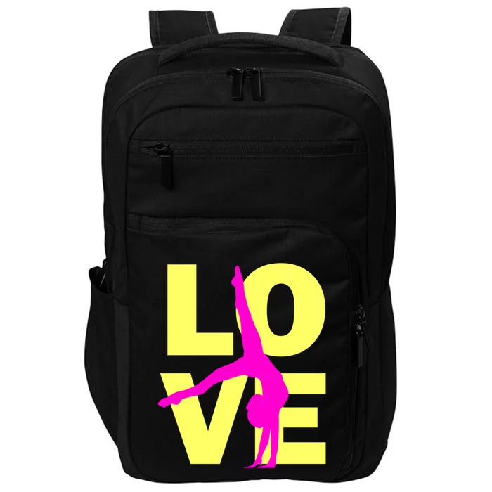 Love Gymnastics Teen Gift Impact Tech Backpack