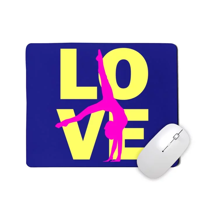 Love Gymnastics Teen Gift Mousepad