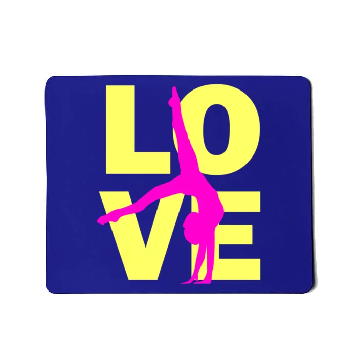 Love Gymnastics Teen Gift Mousepad