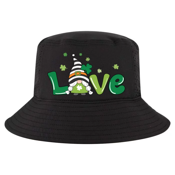 Love Gnome Teacher Squad St. Patrick's Day Cool Comfort Performance Bucket Hat