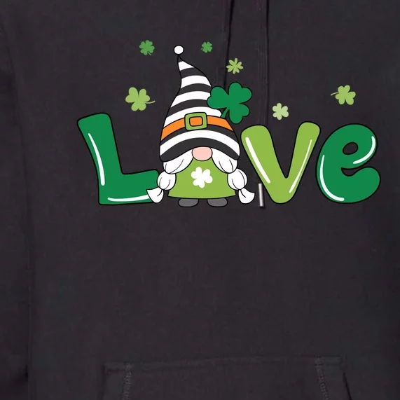 Love Gnome Teacher Squad St. Patrick's Day Premium Hoodie