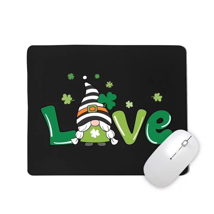 Love Gnome Teacher Squad St. Patrick's Day Mousepad