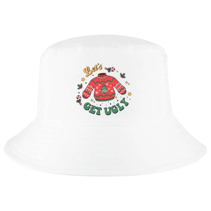 Lets Get Ugly Funny Christmas Cool Comfort Performance Bucket Hat