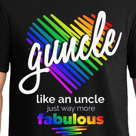 Lgbt Gay Uncle Guncle; Funny Uncle Pajama Set