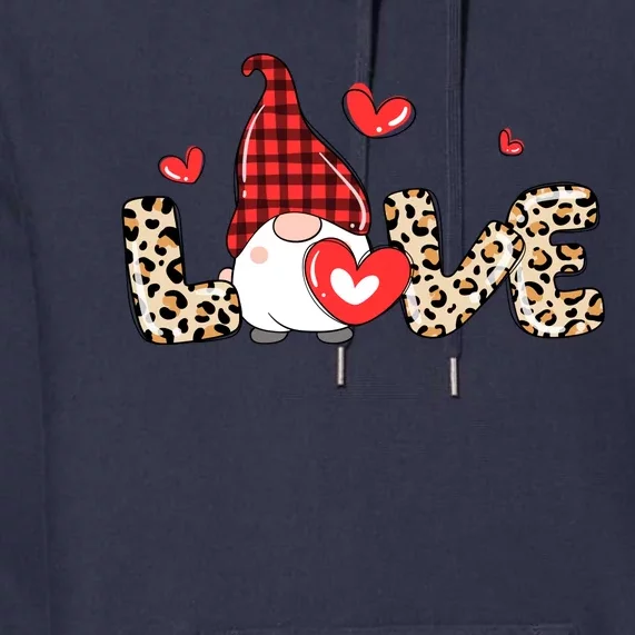 Love Gnome Valentines Day Premium Hoodie