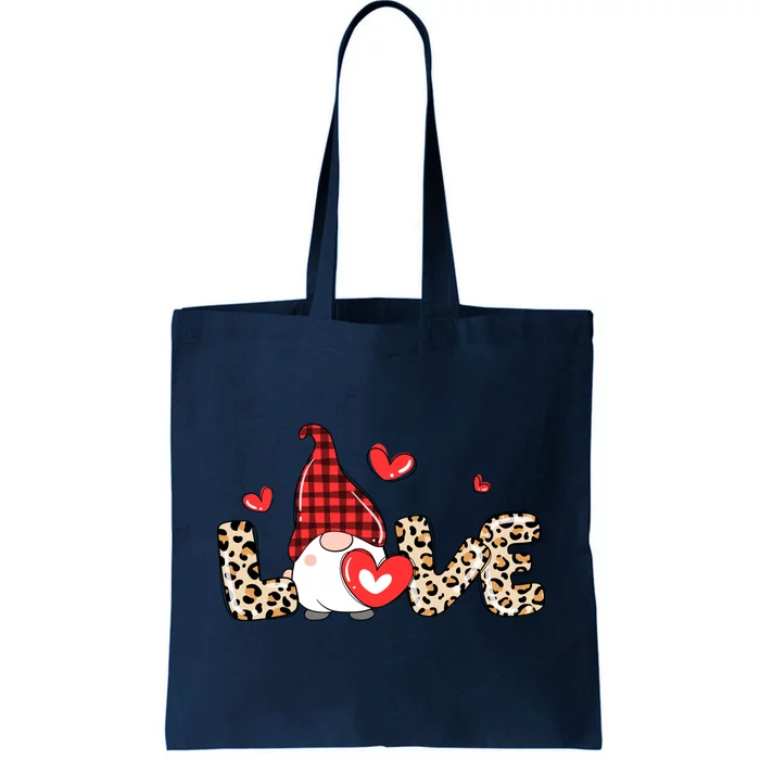 Love Gnome Valentines Day Tote Bag