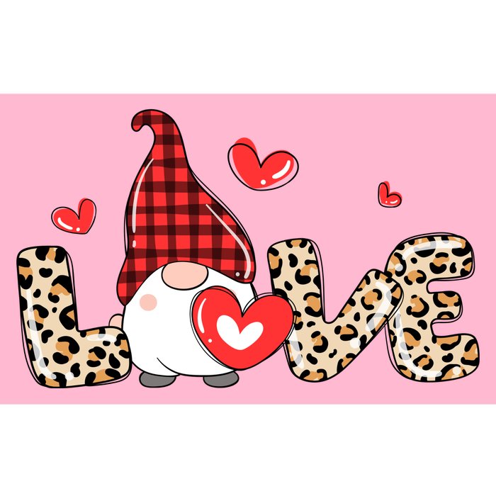 Love Gnome Valentines Day Bumper Sticker