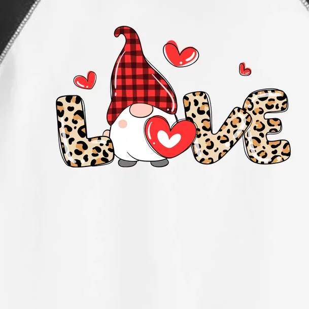 Love Gnome Valentines Day Toddler Fine Jersey T-Shirt