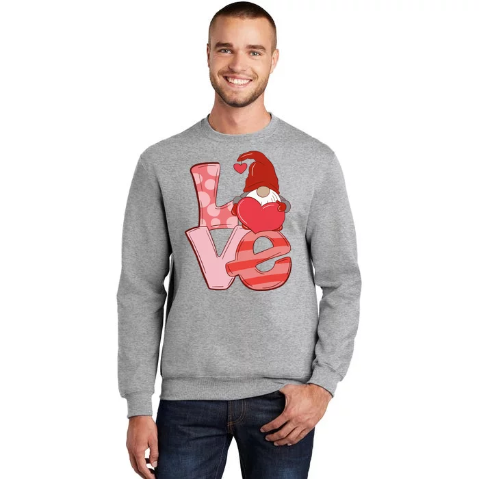 Love Gnome Valentines Day Cute Gift Sweatshirt