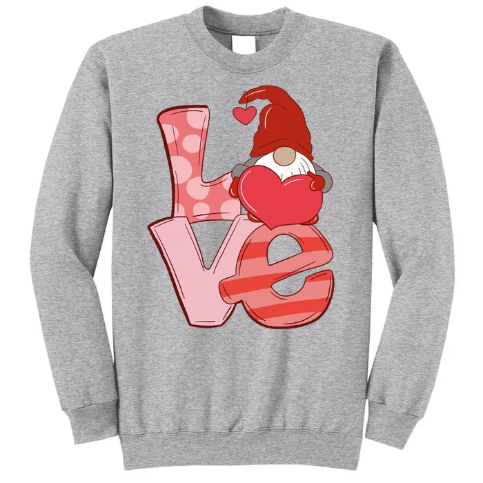 Love Gnome Valentines Day Cute Gift Sweatshirt