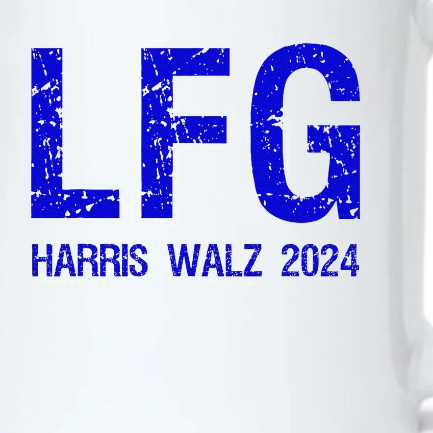 LetS Go! Vote Harris Walz 2024 Election Black Color Changing Mug