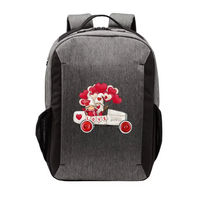 Love Gnome Valentines Day Heart Vector Backpack