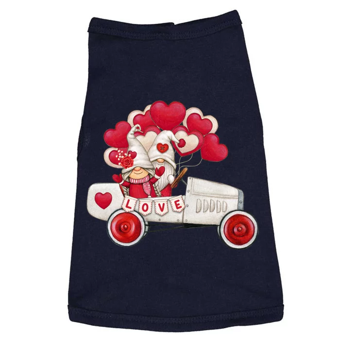 Love Gnome Valentines Day Heart Doggie Tank