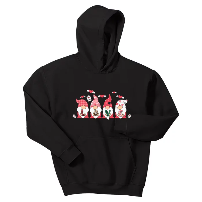 LOVE Gnomes Valentine’s Day Gift Kids Hoodie