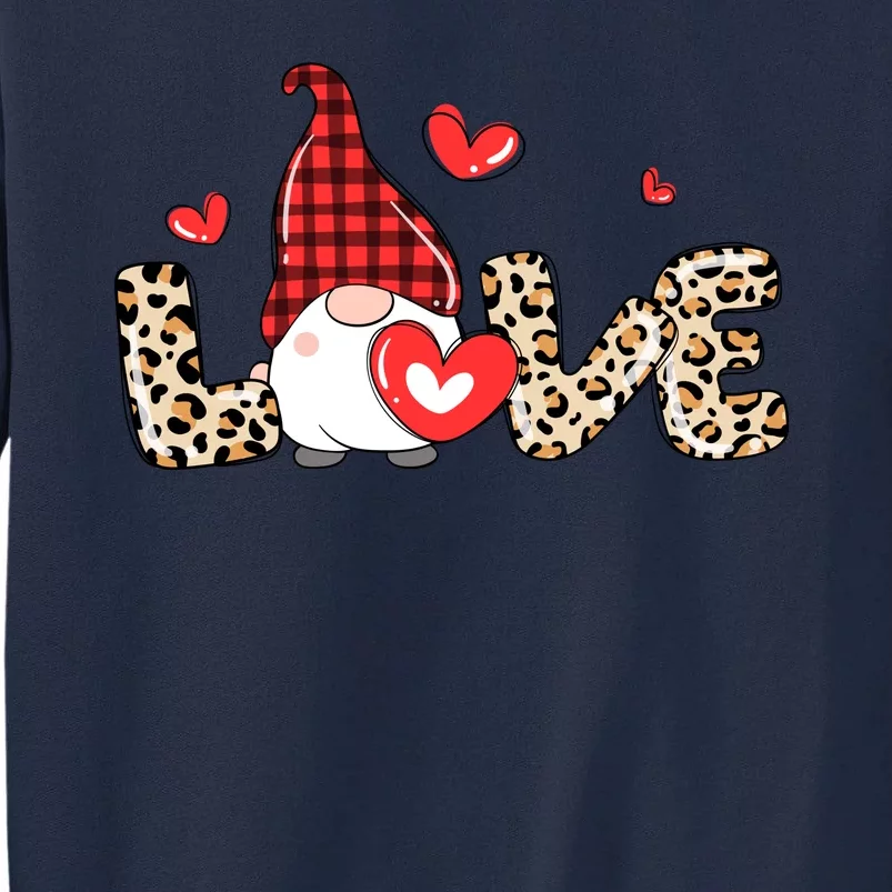 Love Gnome Valentine Heart Tall Sweatshirt