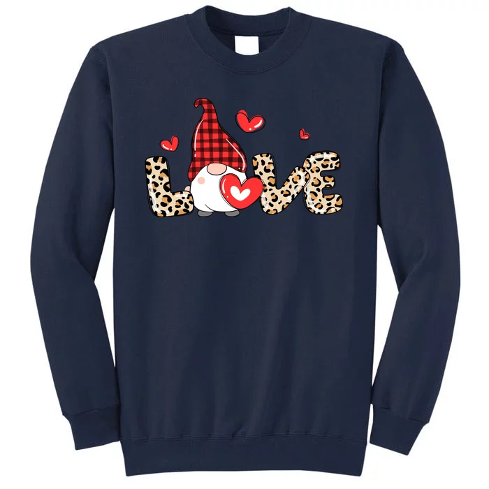 Love Gnome Valentine Heart Tall Sweatshirt