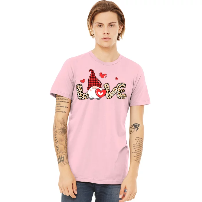 Love Gnome Valentine Heart Premium T-Shirt