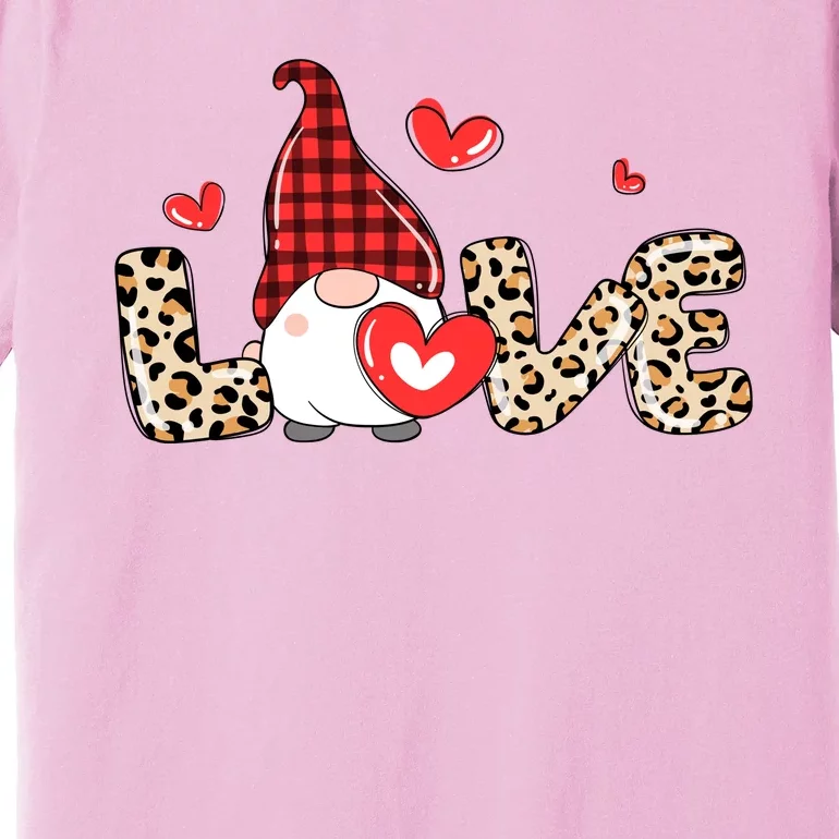 Love Gnome Valentine Heart Premium T-Shirt