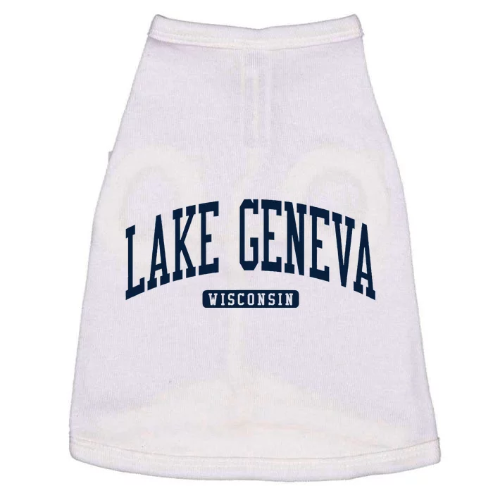 Lake Geneva Wisconsin Wi College University Style Doggie Tank