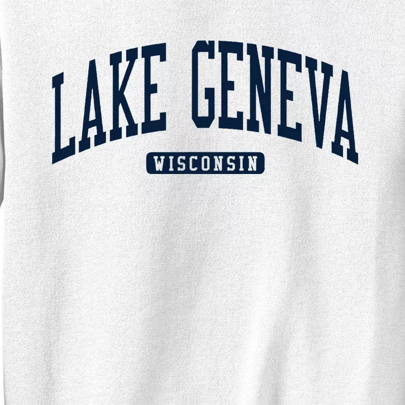 Lake Geneva Wisconsin Wi College University Style Sweatshirt