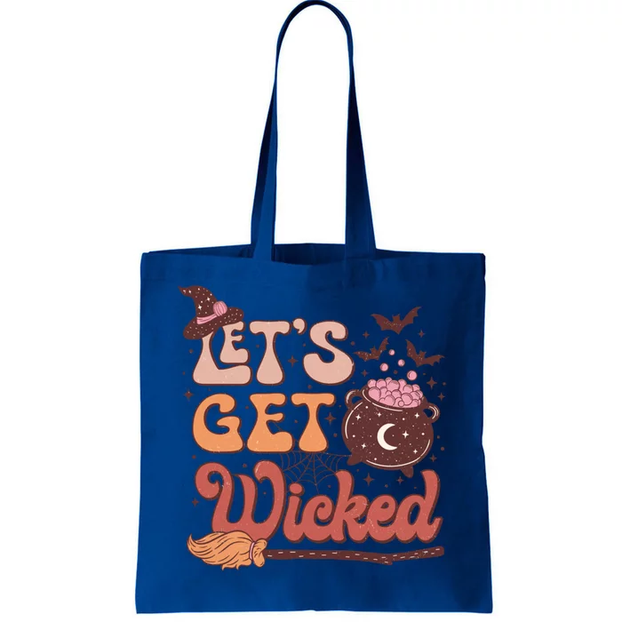 Lets Get Wicked Witches And Witchcraft Halloween Spooky Meaningful Gift Tote Bag