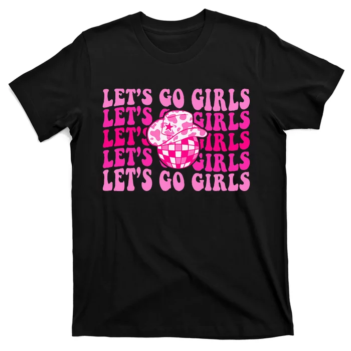 Lets Go Western Cowgirl Matching Bachelorette Party T-Shirt