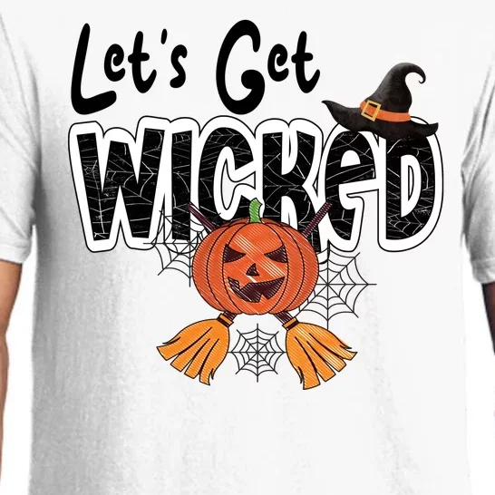 Lets Get Wicked Halloween Spooky Pajama Set