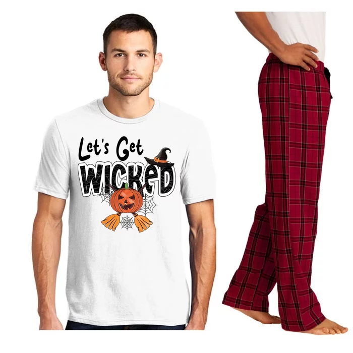 Lets Get Wicked Halloween Spooky Pajama Set