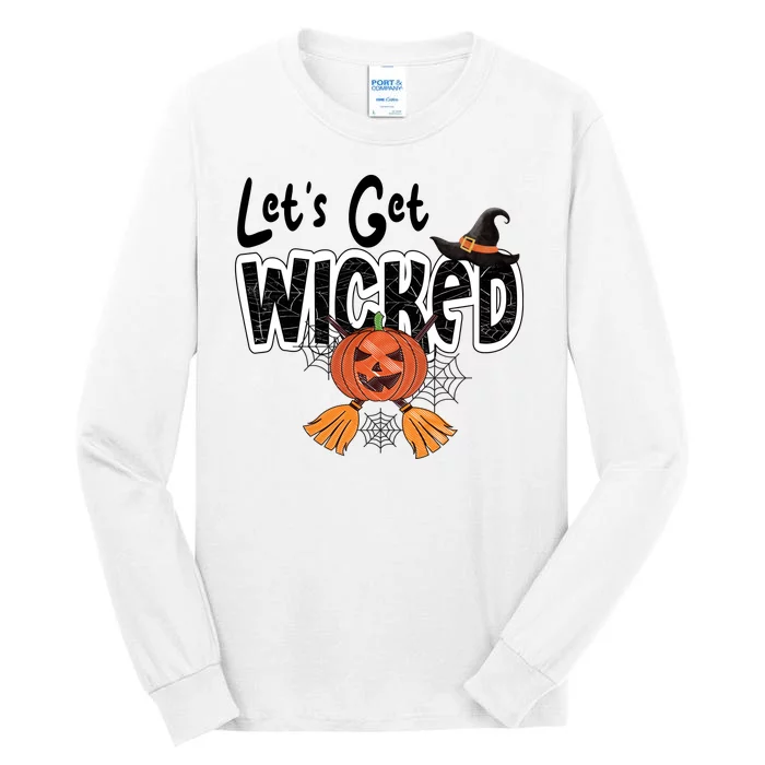 Lets Get Wicked Halloween Spooky Tall Long Sleeve T-Shirt