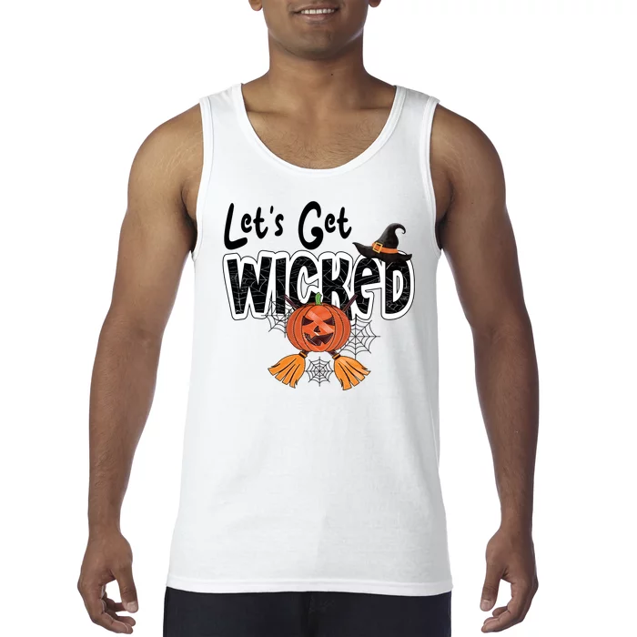 Lets Get Wicked Halloween Spooky Tank Top