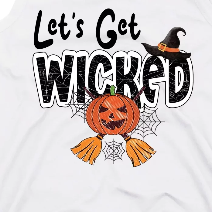 Lets Get Wicked Halloween Spooky Tank Top