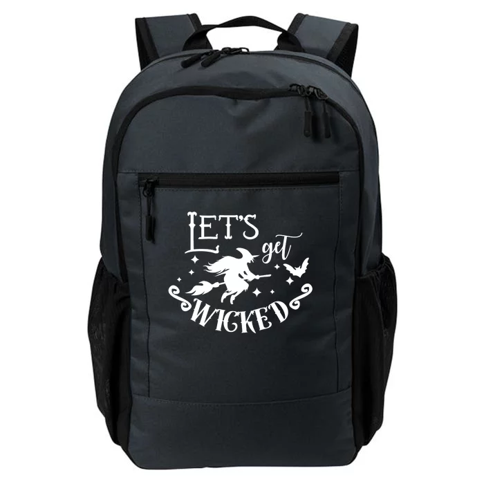 Lets Get Wicked Halloween Witch Funny Daily Commute Backpack