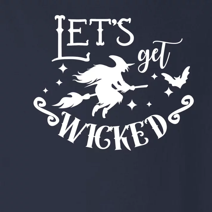 Lets Get Wicked Halloween Witch Funny Toddler Long Sleeve Shirt