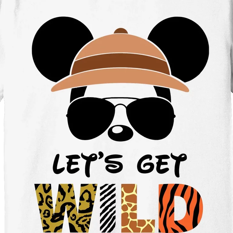 Lets Get Wild Safari Zoo Animal Kingdom Family Vacation Premium T-Shirt