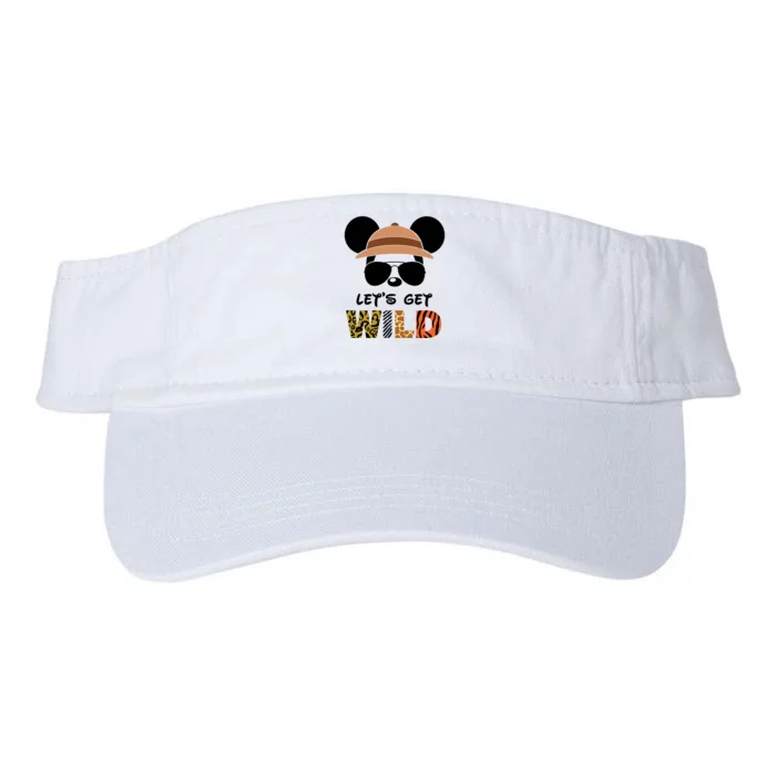 Lets Get Wild Safari Zoo Animal Kingdom Family Vacation Valucap Bio-Washed Visor