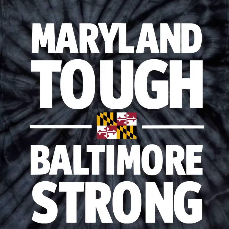 Limited Gov. Wes Moore Maryland Tough Baltimore Strong Tie-Dye T-Shirt