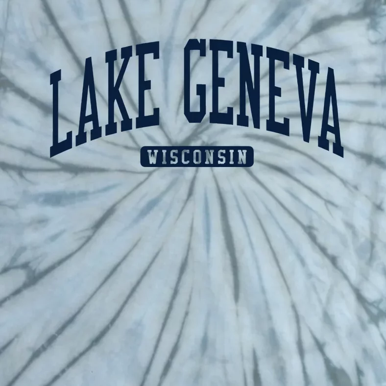 Lake Geneva Wisconsin Wi College University Style Tie-Dye T-Shirt