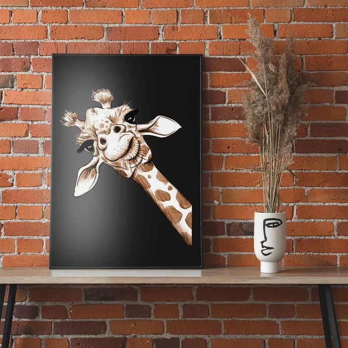 Love Giraffe Women Wildlife Giraffe Lovers Poster