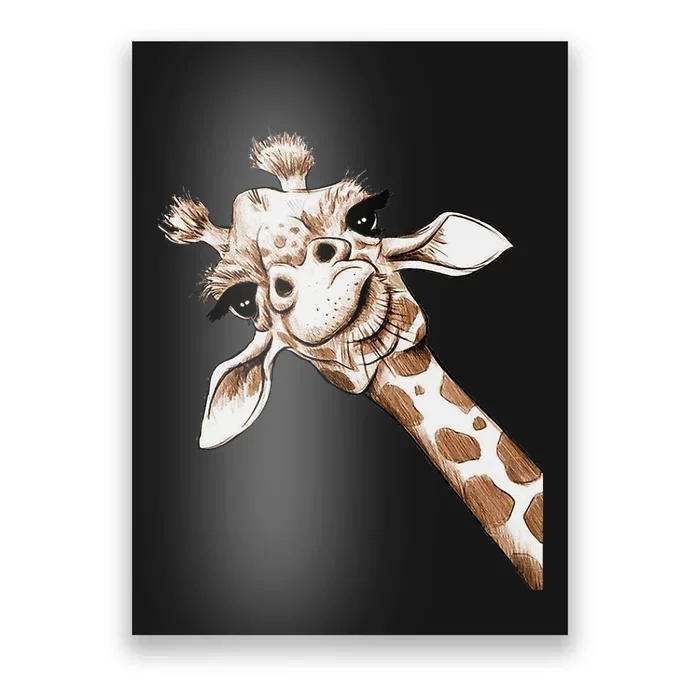 Love Giraffe Women Wildlife Giraffe Lovers Poster