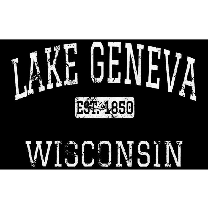 Lake Geneva Wisconsin Wi Vintage Bumper Sticker