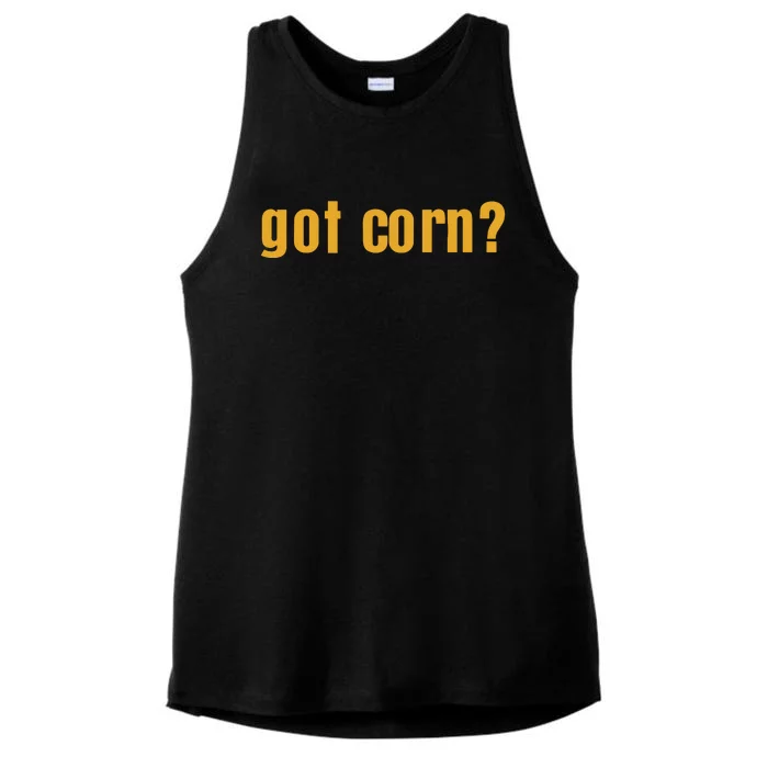 Limited George Wearing Got Corn Ladies Tri-Blend Wicking Tank