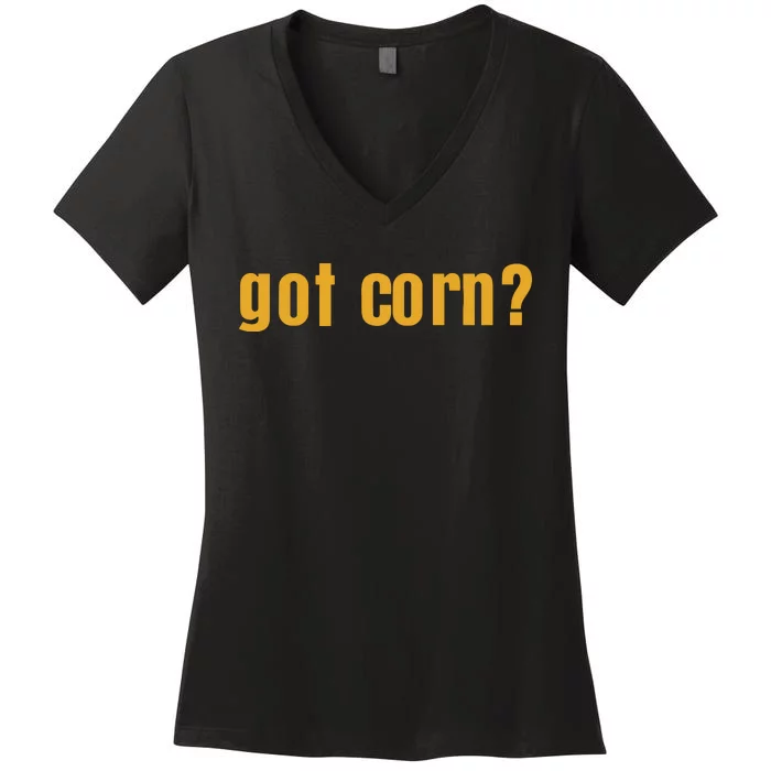 Limited George Wearing Got Corn Women's V-Neck T-Shirt