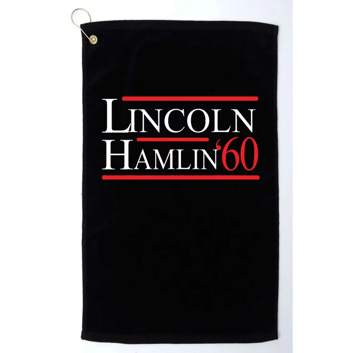 Lincoln Hamlin 60 Campaign Republican Democrat Platinum Collection Golf Towel