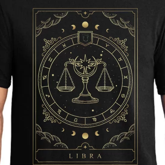 Libra Horoscope And Zodiac Symbol Pajama Set