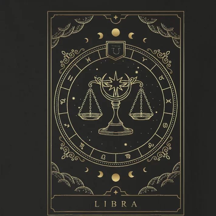 Libra Horoscope And Zodiac Symbol Toddler Long Sleeve Shirt