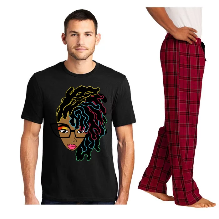 Locd Hair African American Black Pride Gift Pajama Set