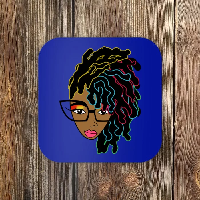 Locd Hair African American Black Pride Gift Coaster