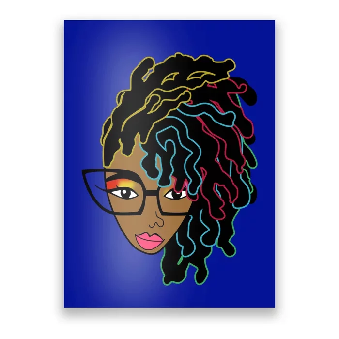 Locd Hair African American Black Pride Gift Poster