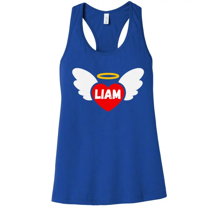 Liam Heart Angel Wings Love Women's Racerback Tank