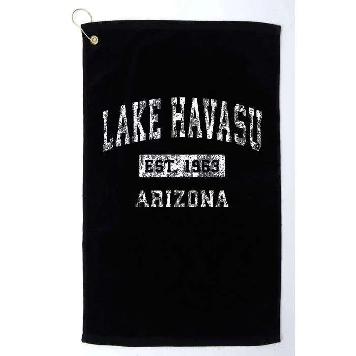 Lake Havasu Arizona Az Vintage Established Sports Platinum Collection Golf Towel